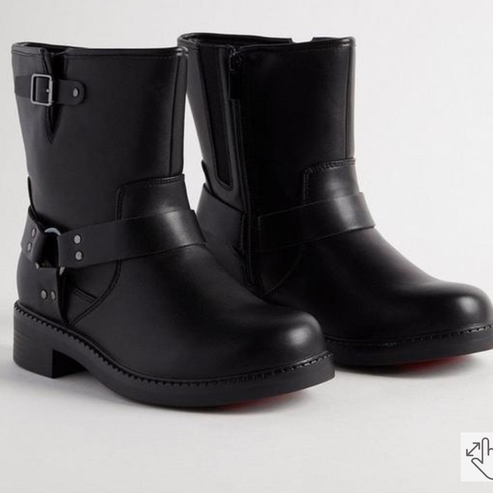Torrid Harness Midshaft Moto Bootie 10WW NWT